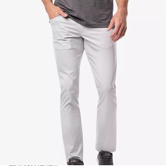 Travis Mathew Light Gray Open to Close Chino Pants 40W - Picture 1 of 9